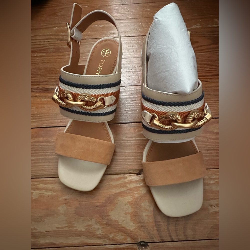Tory Burch Jessica Block Heel Block Sandal